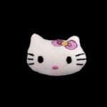 Hello Kitty чихмэл цагаан толгой - хэмжээ 4.5 x 6.5 см