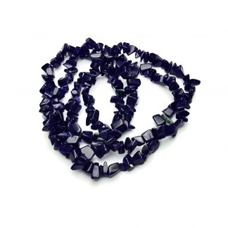 Саатай хөх чулуун мөхлөгийн хэлхээ - хэмжээ 7 мм - 86 см урт