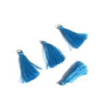 Алтлаг цагариган сэнжтэй цэнхэр багцалсан цацаг - урт 4.5 см - 4 ширхэг